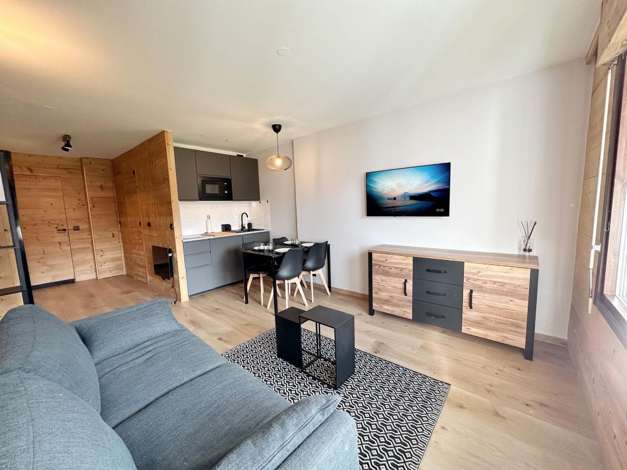 Studio Moderne Avec Parking Prive Pres Du Centre - Fr-1-624-71 Samoëns Kültér fotó
